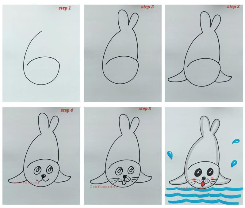 Desenhos de Seal idea 15