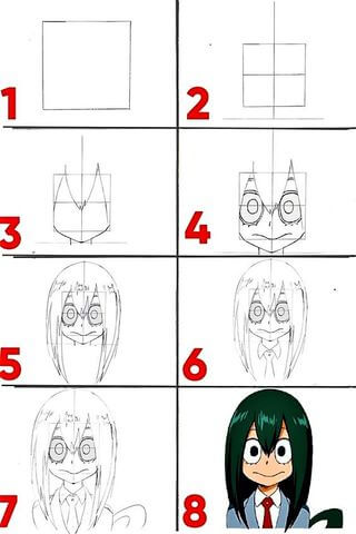 Desenhos de Tsuyu Asui