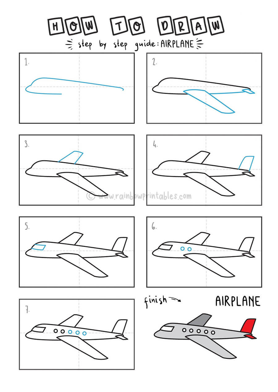 Desenhos de Uma ideia de avião 11