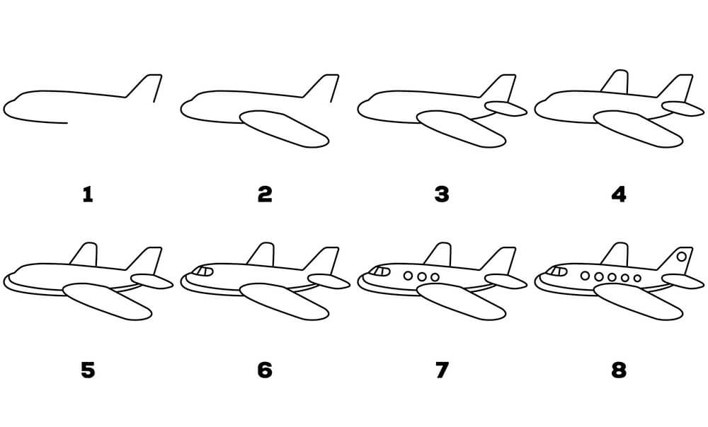 Desenhos de Uma ideia de avião 13