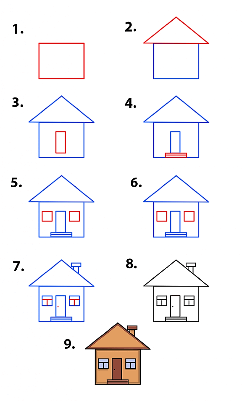 Desenhos de Uma Ideia de Casa 12