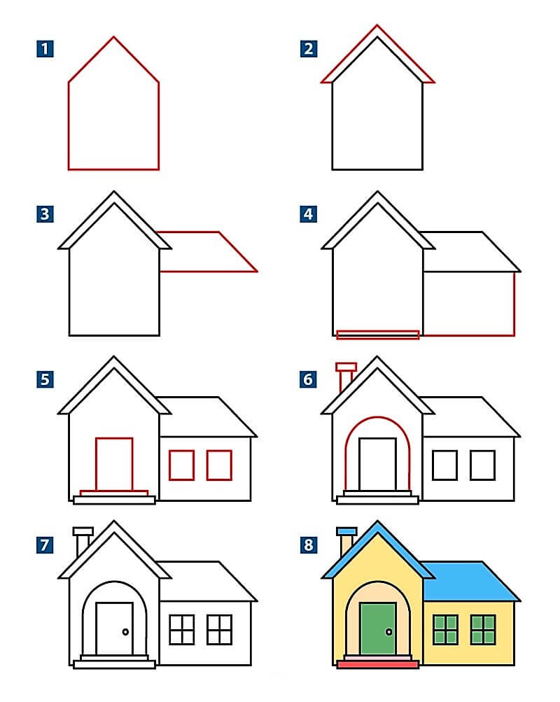 Desenhos de Uma Ideia de Casa 6