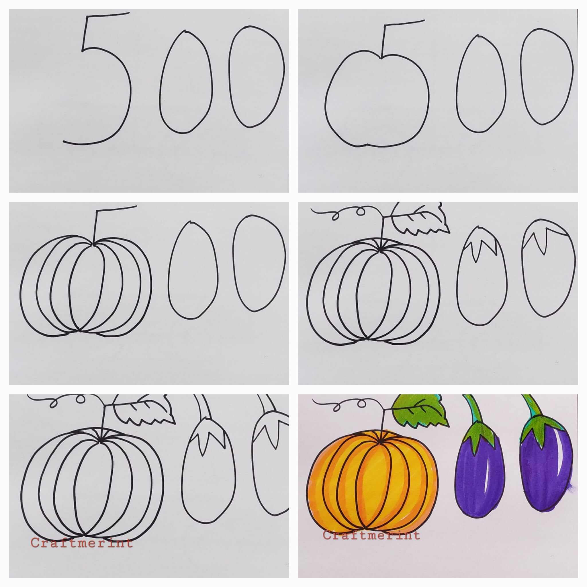 Desenhos de Vegetable ideas