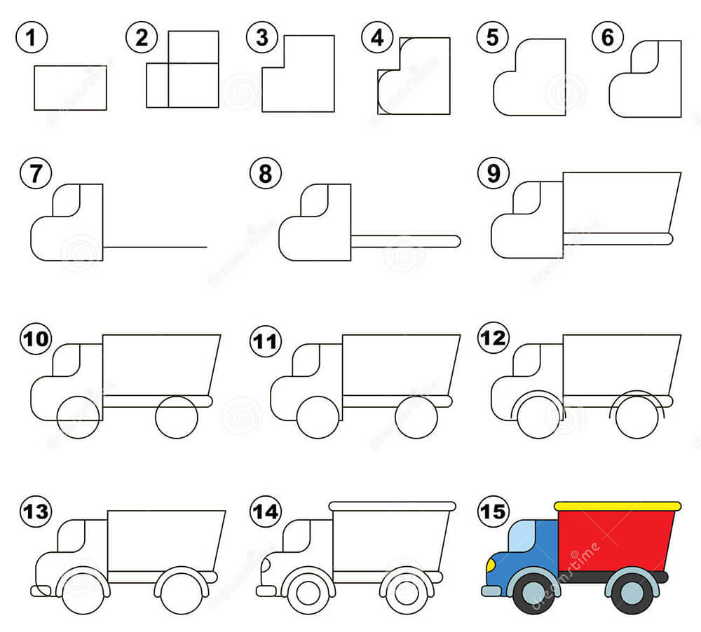 Desenhos de Um Caminhão Velho