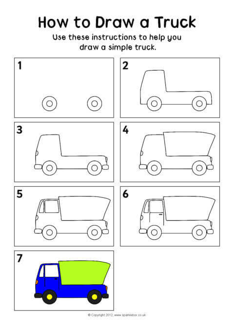 Desenhos de Uma ideia de caminhão 16