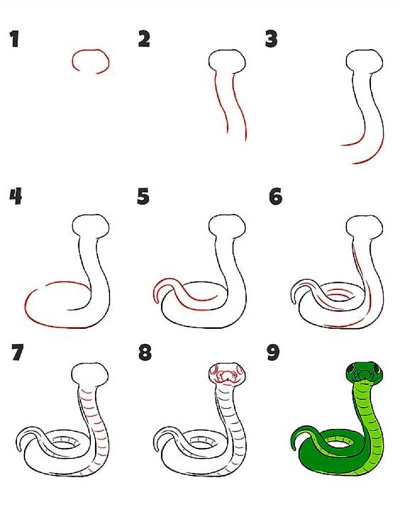 Desenhos de Uma ideia de cobra 11