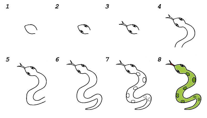 Desenhos de Uma ideia de cobra 13