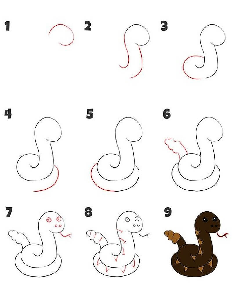 Desenhos de Uma ideia de cobra 15