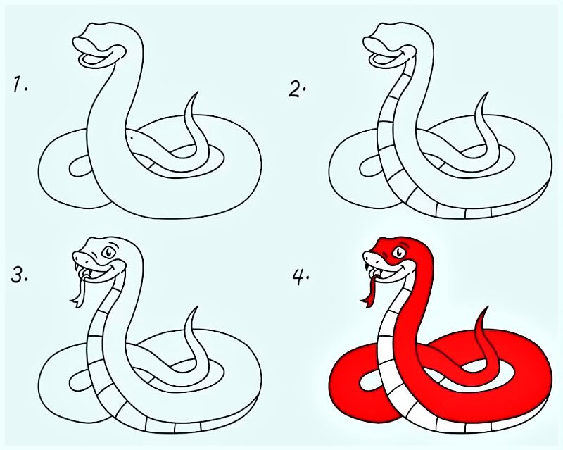 Desenhos de Uma ideia de cobra 19