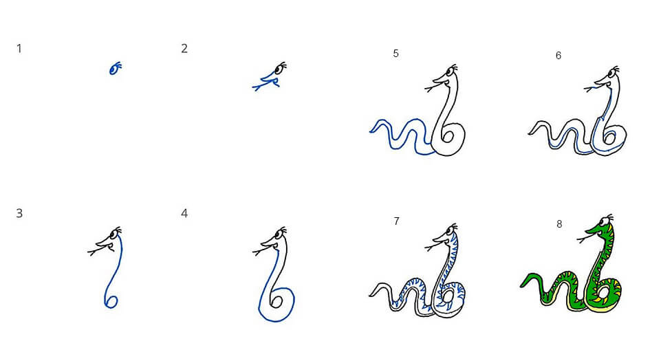 Desenhos de Uma ideia de cobra 9