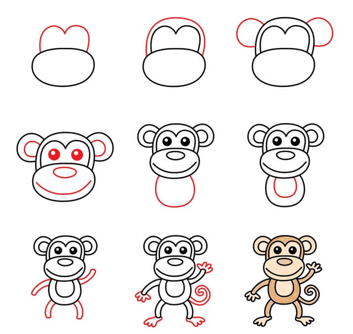 Desenhos de Amigo dos macacos