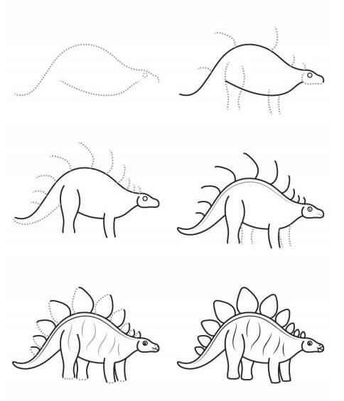 Desenhos de Dinossauro herbívoro