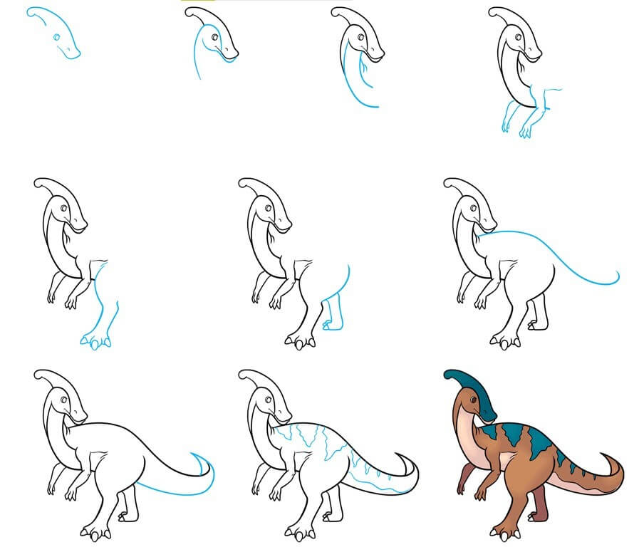 Desenhos de Dinossauros herbívoro belíssimos