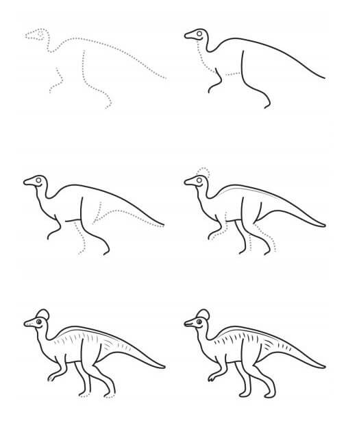 Desenhos de Dinossauro herbívoros para imprimir