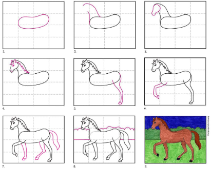 Desenhos de Ideia de cavalo 10