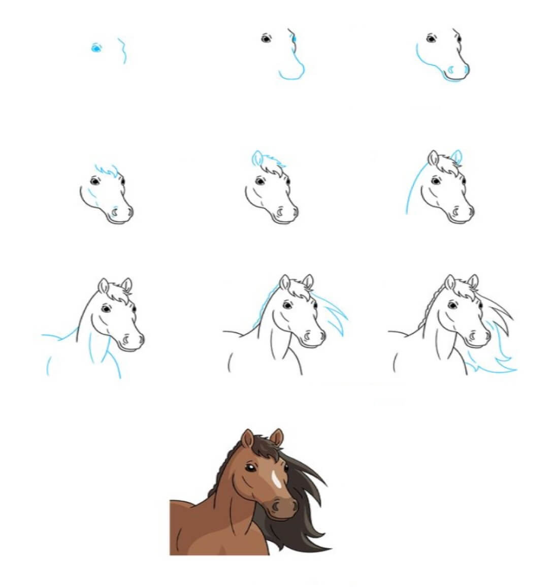 Desenhos de Ideia de cavalo (2)