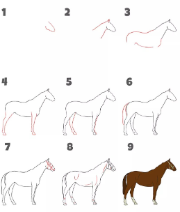 Desenhos de Ideia de cavalo 2