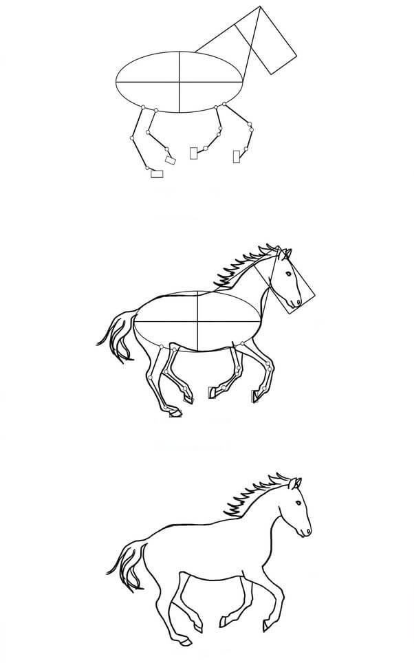 Desenhos de Ideia de cavalo (4)