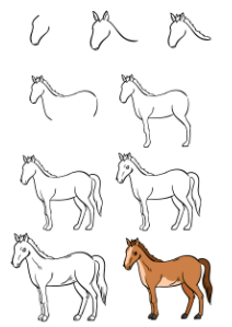 Desenhos de Ideia de cavalo 9