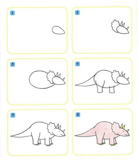 Desenhos de Imagem de dinossauro herbívoro