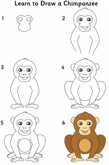 Desenhos de Macaco Grande
