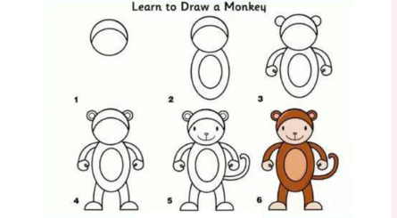 Desenhos de Macaco normal
