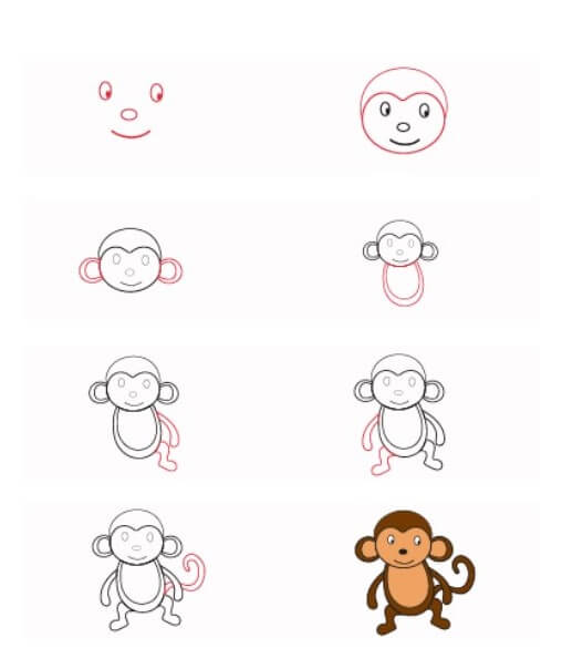 Desenhos de Macaquinho