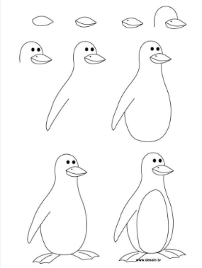 Desenhos de Pinguim grátis