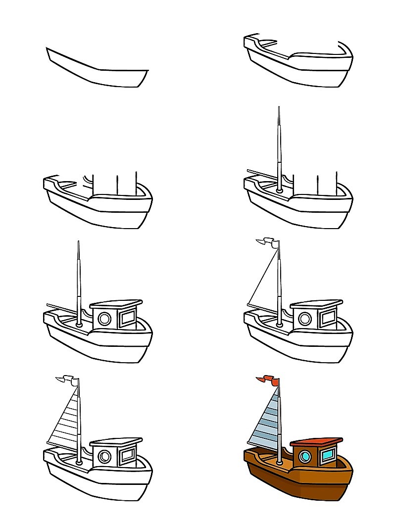 Desenhos de Barcos