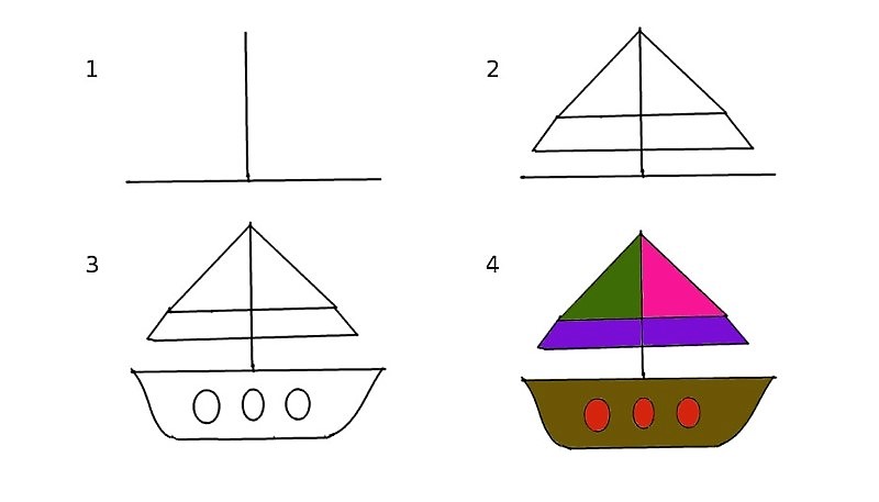 Desenhos de Uma ideia de barco 12