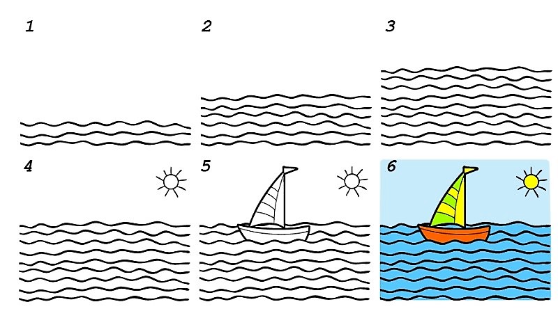 Desenhos de Uma ideia de barco 13