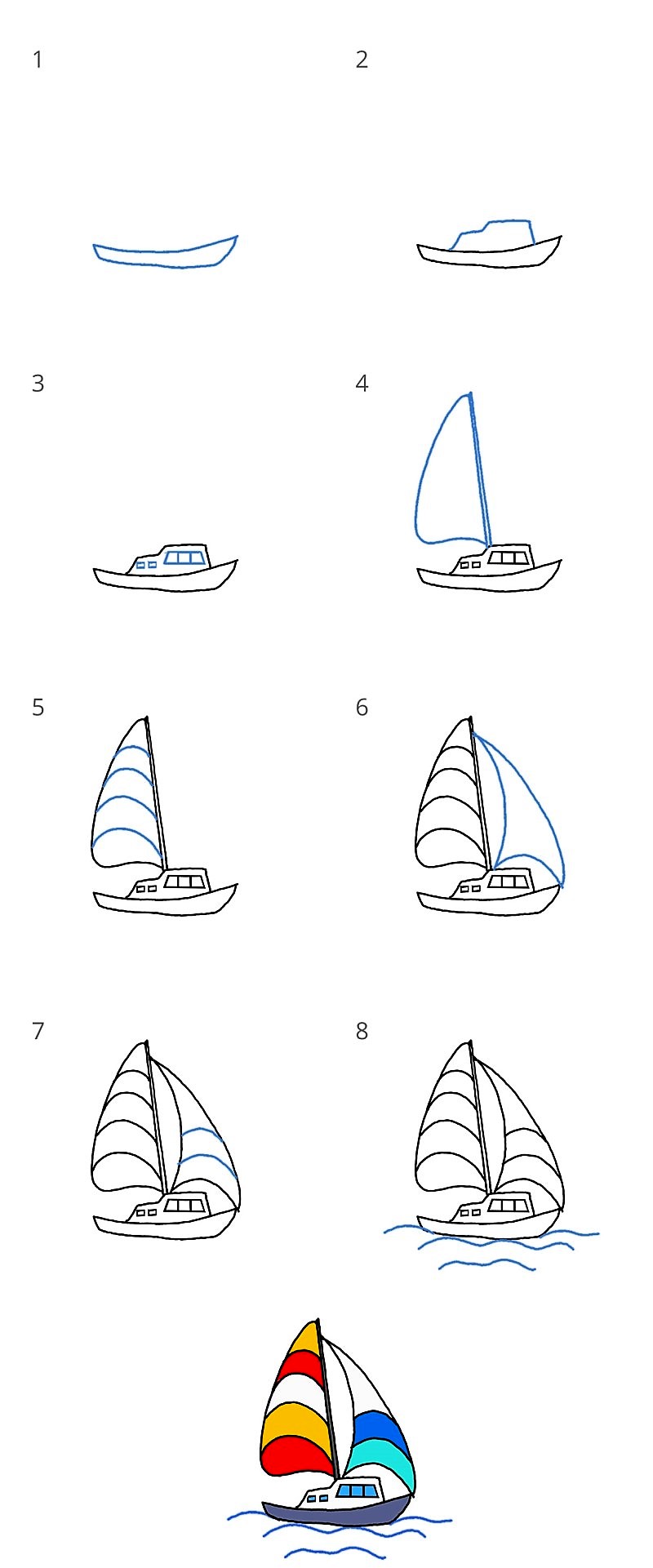 Desenhos de Uma ideia de barco 16