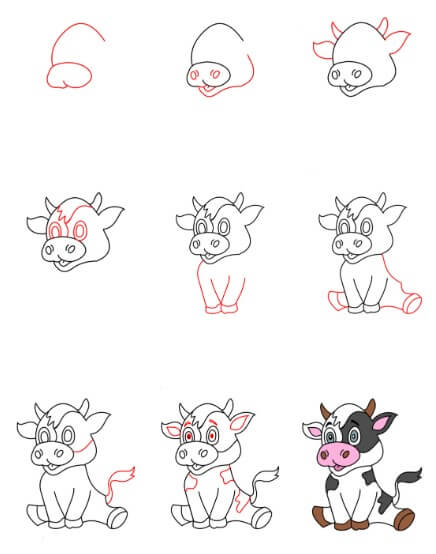 Desenhos de Animado de vaca
