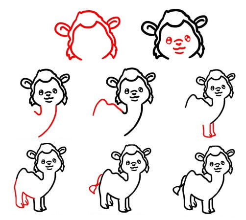 Desenhos de Camelos