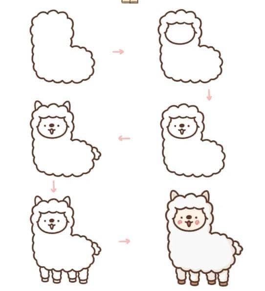 Desenhos de Camelo fofo