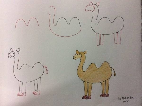 Desenhos de Camelo para crianças