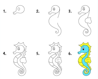 Desenhos de Cavalo-marinho lindo