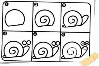 Desenhos de Ideia de caracol 4