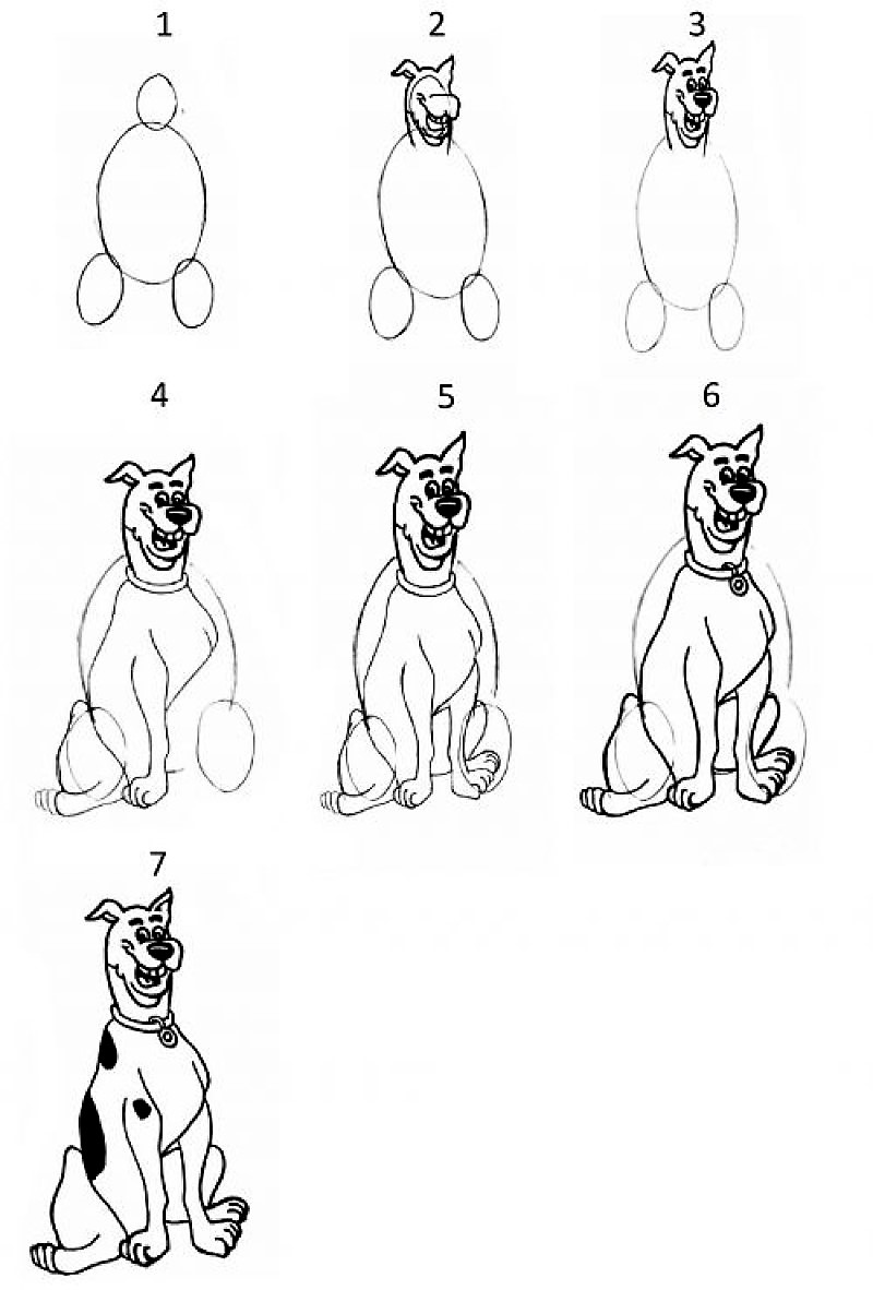 Desenhos de Ideias para o Cachorro Scooby Doo 5