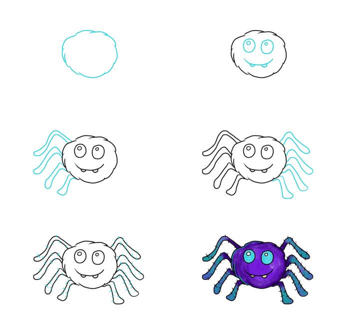 Desenhos de Monstro aranha
