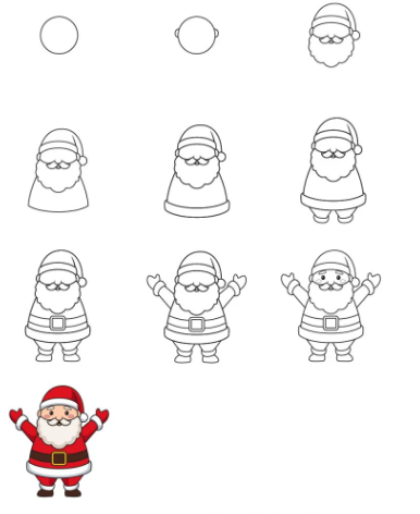 Desenhos de Papai Noel