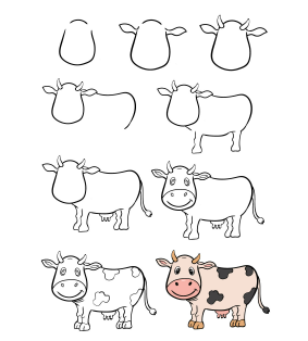 Desenhos de Vacas