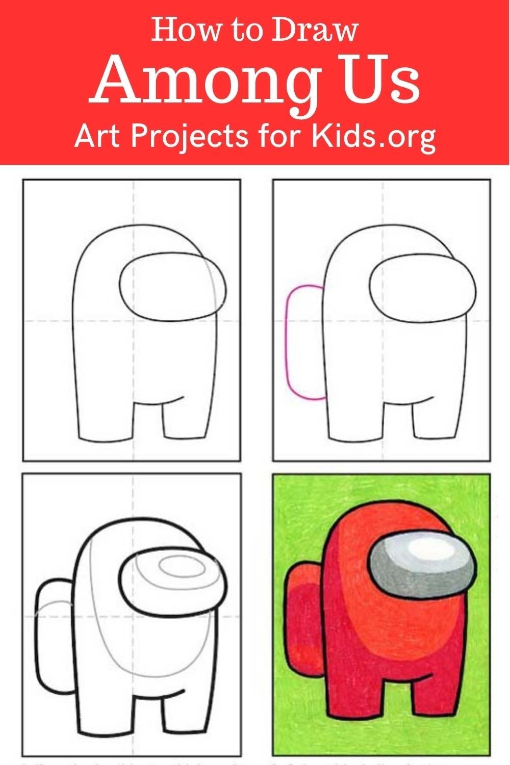 Desenhos de Among Us fácil e grátis