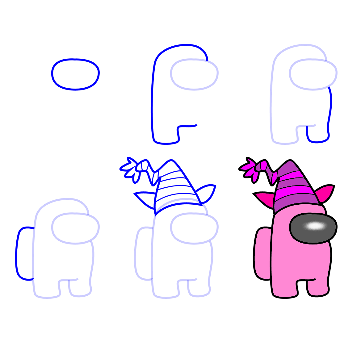 Desenhos de Among Us Halloween