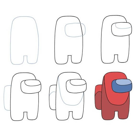 Desenhos de Among Us para imprimir