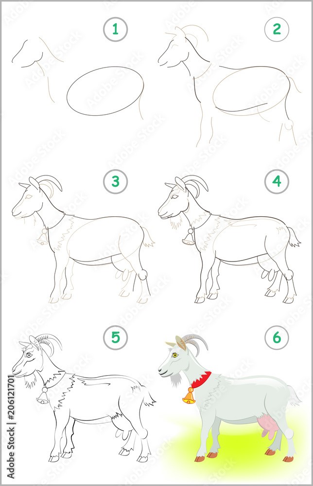 Desenhos de Cabra grande grátis