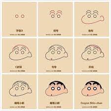 Desenhos de Cara do Crayon Shin-chan