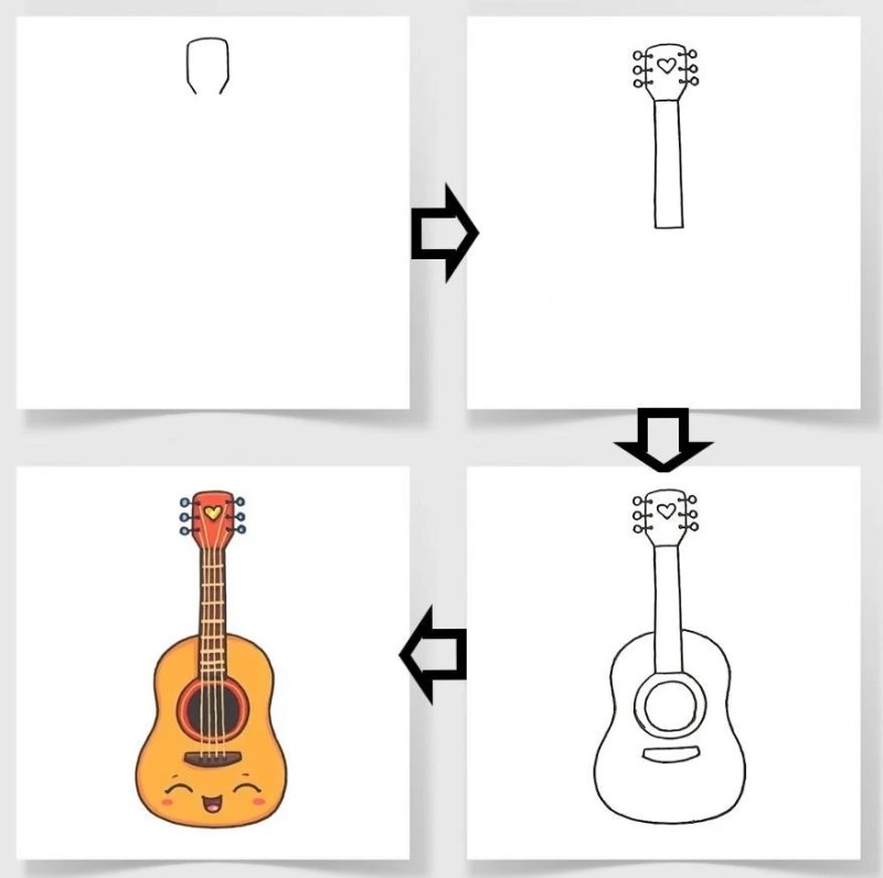 Desenhos de Ideias de guitarra 17