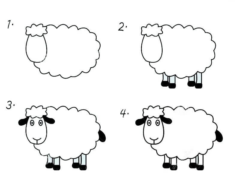 Desenhos de Livre de ovelha
