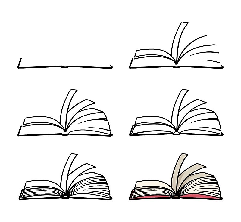 Desenhos de Livro em branco